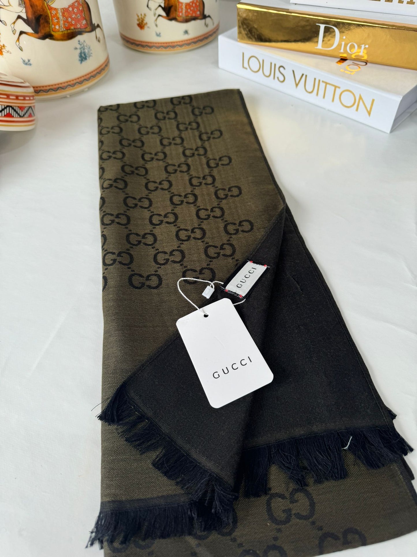 Gucci İthal Pamuk Yün İpek 544330 - Haki