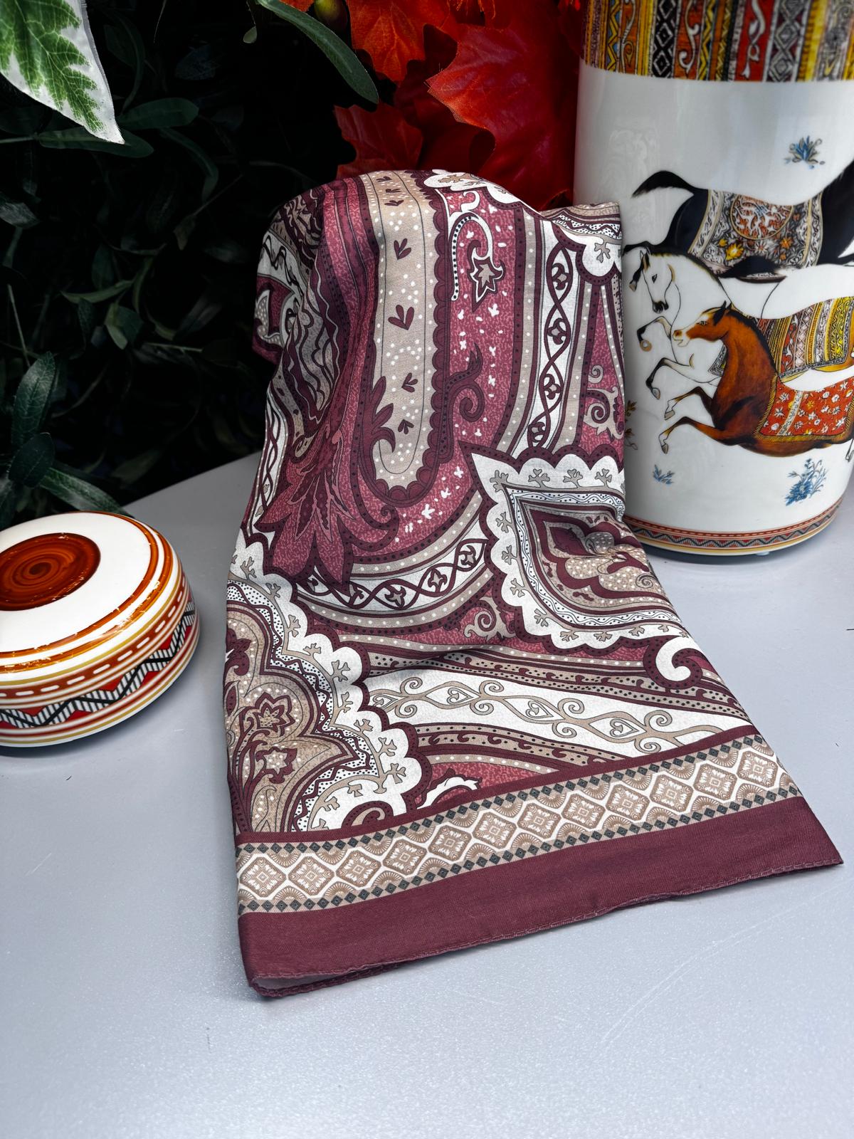 Yeni Etnik Pamuk Soft Şal 65301 - 65301 Şafak Yıldızı