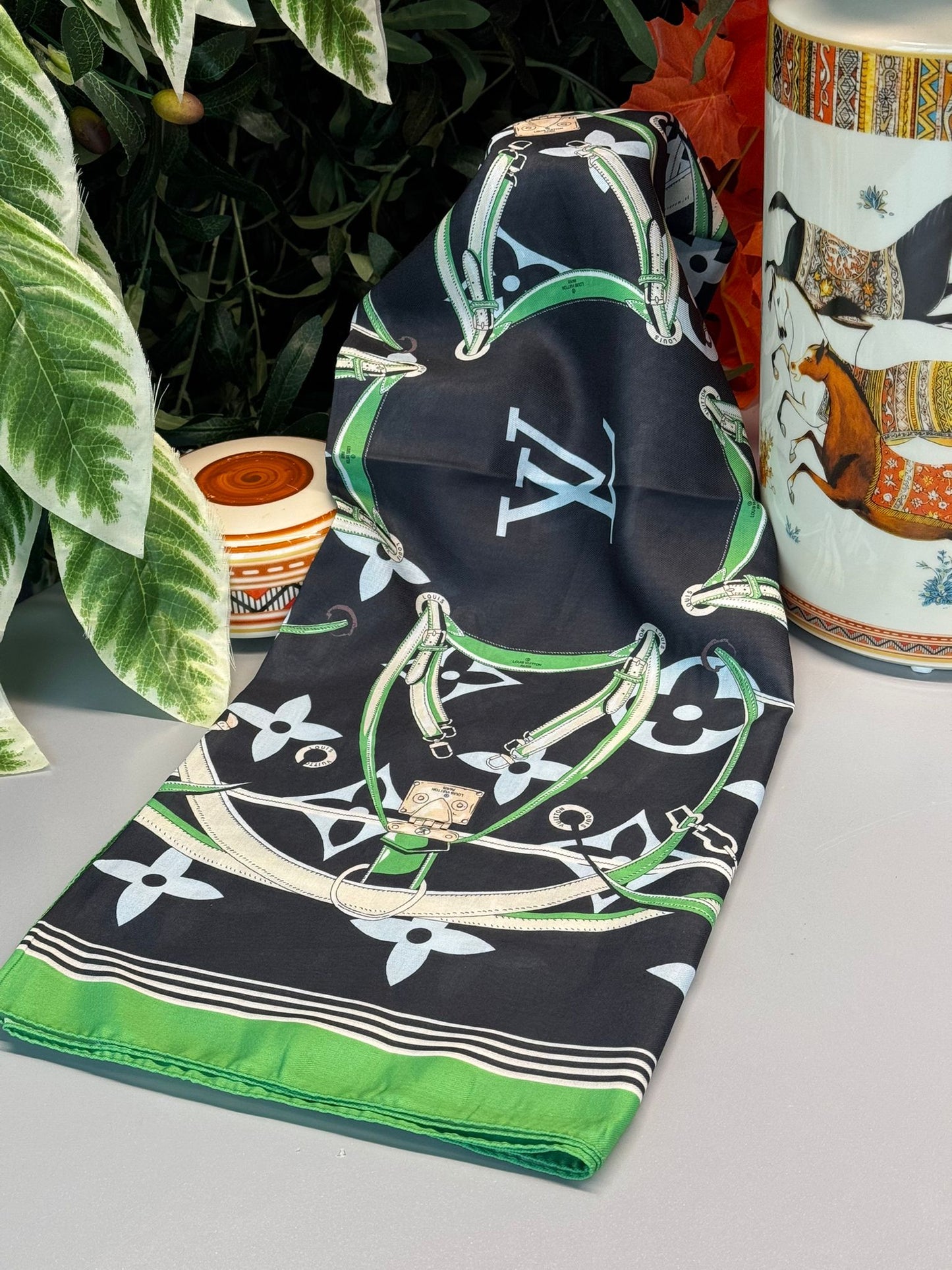Lv Kemer Desen Pamuk Soft Şal 31230 - Benetton