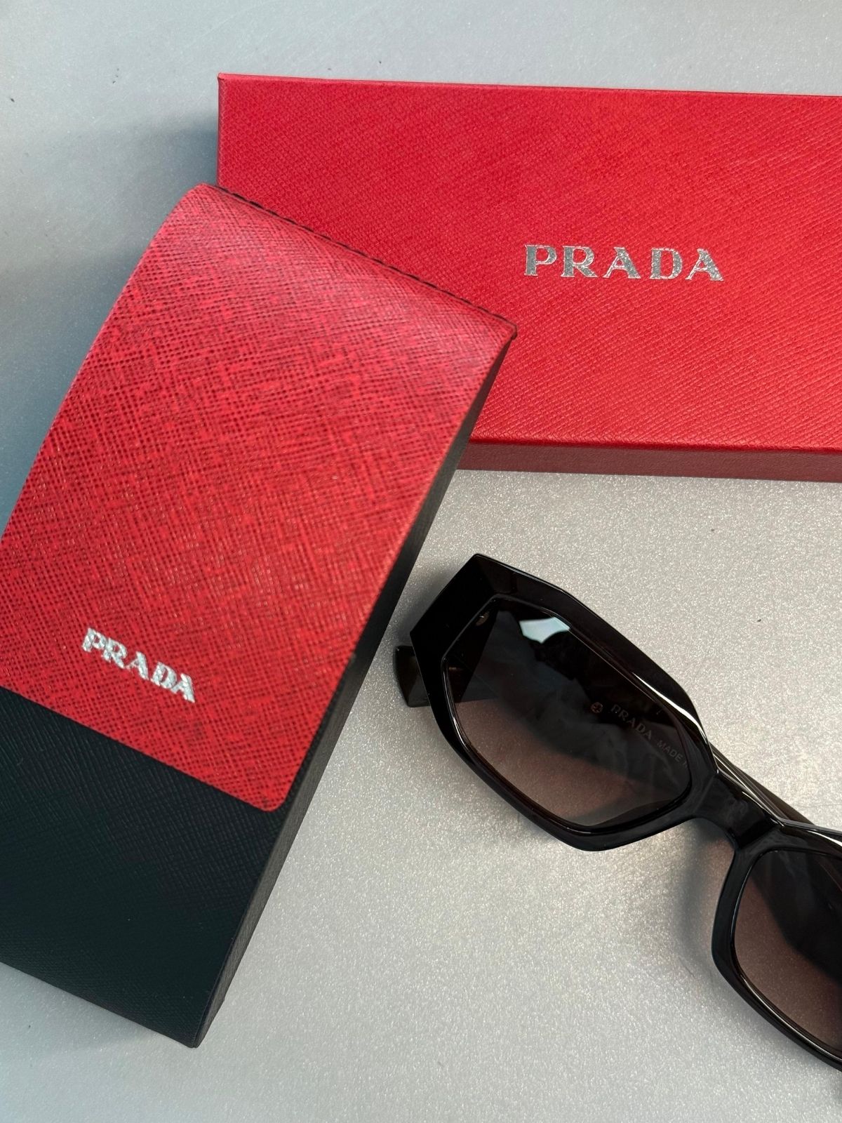 Prada Original Premium Full Set Güneş Gözlüğü -Kahve
