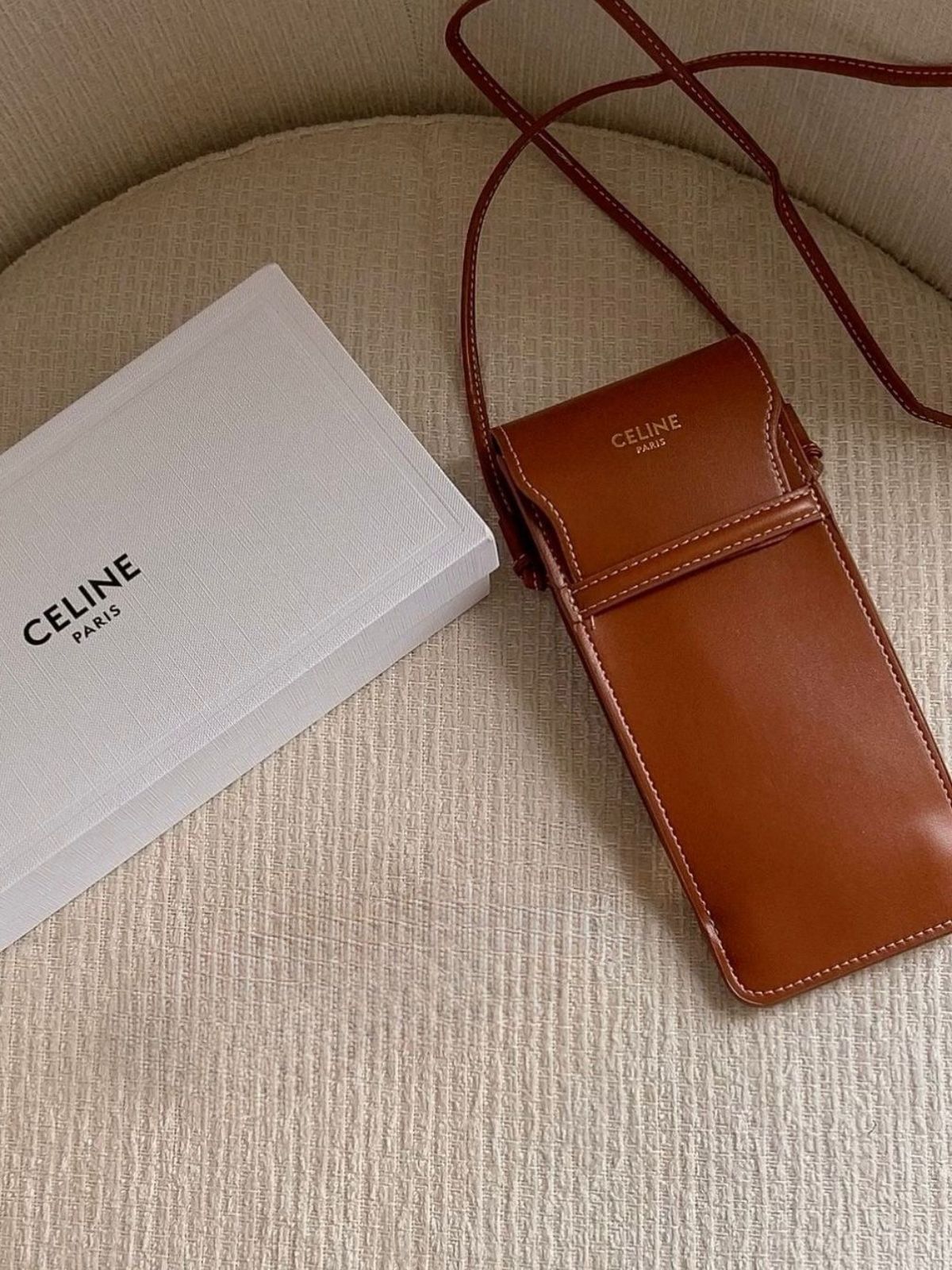 Celine Premium Çanta - Kahve