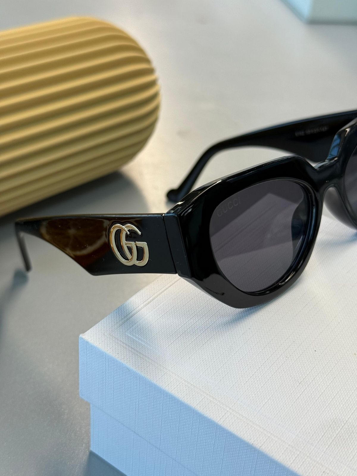 Gucci Key Biscayne Güneş Gözlüğü- Siyah