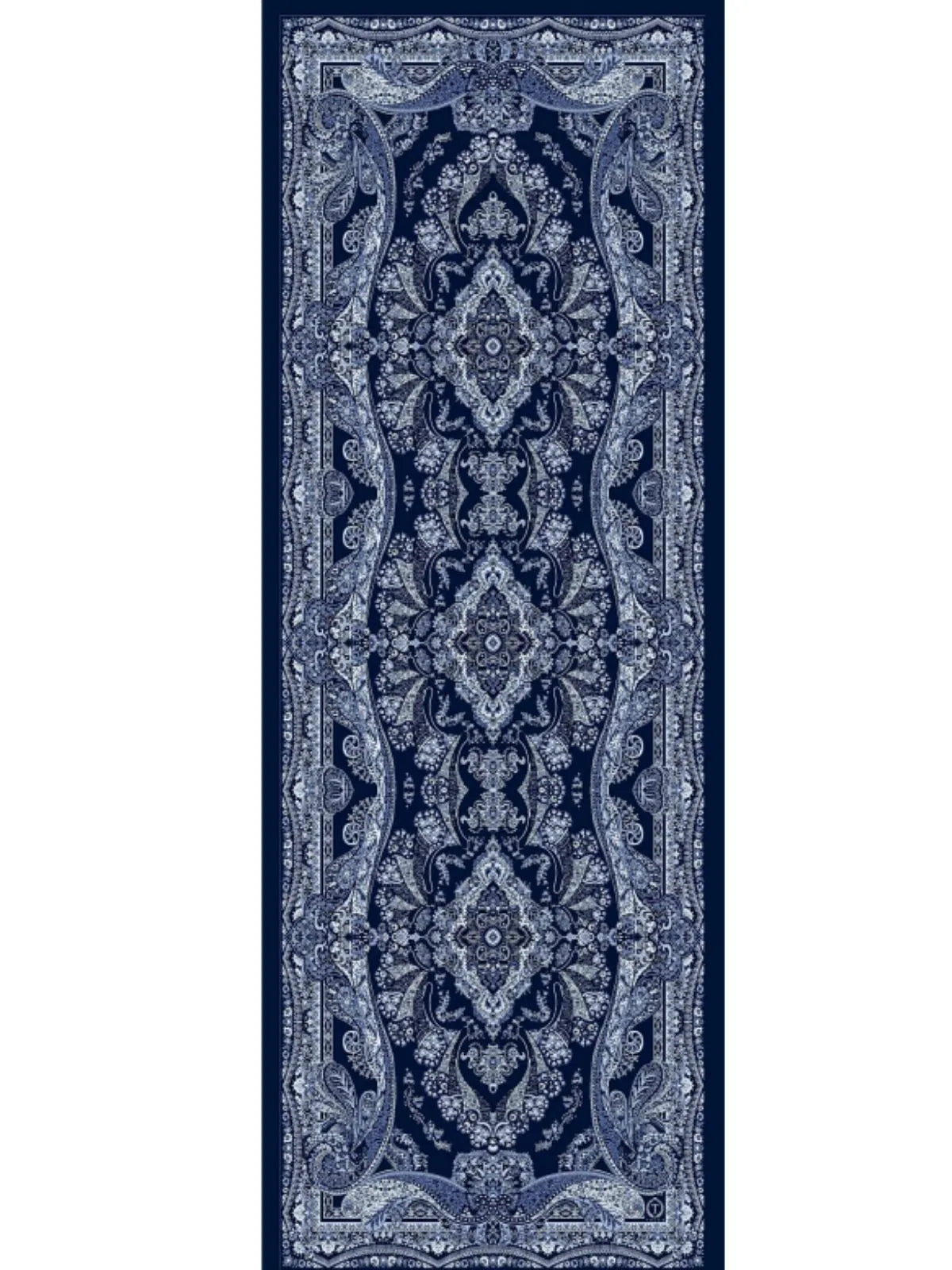 Ravza Desen Şal 469-019 – V-3 – Okyanus Mavi