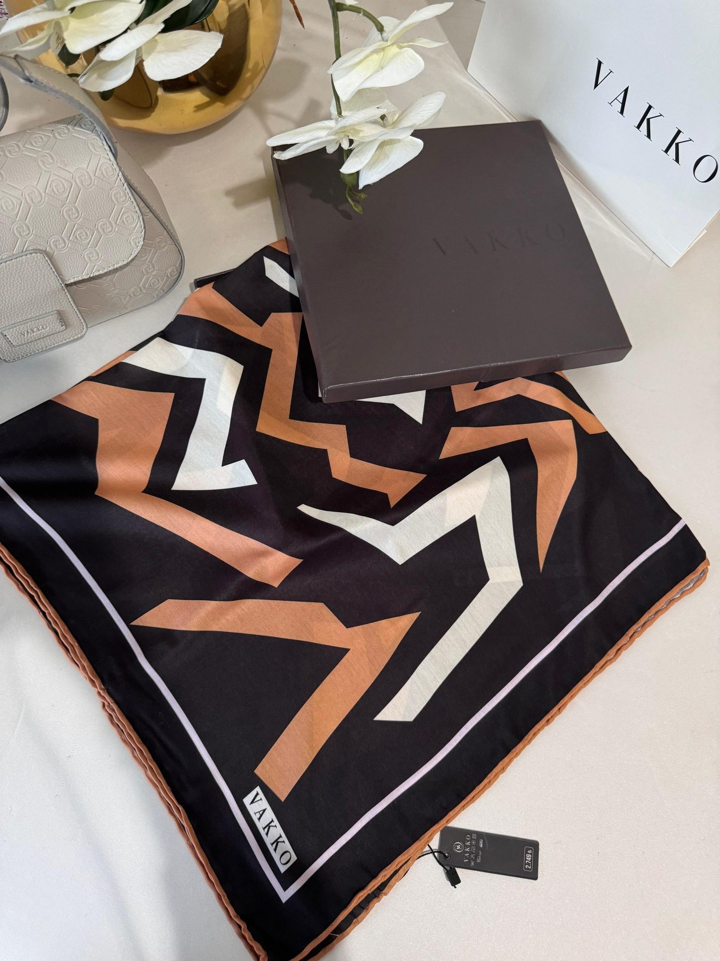VAKKO PAMUK SOFT EŞARP 44143 - KAHVE