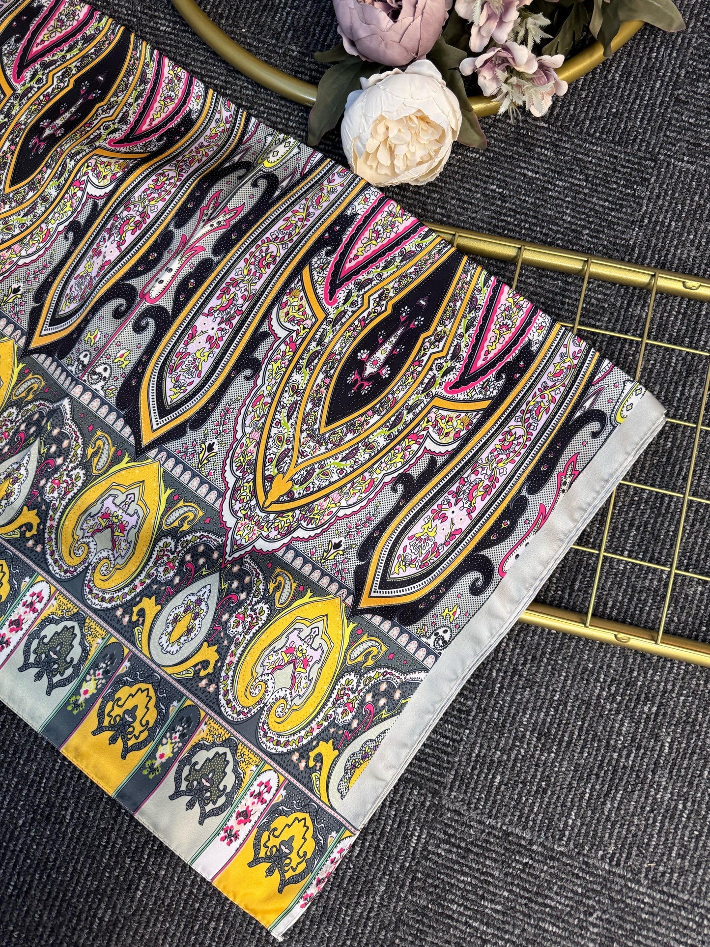 Anka Desen Vual İpek Şal-768568-Çağla