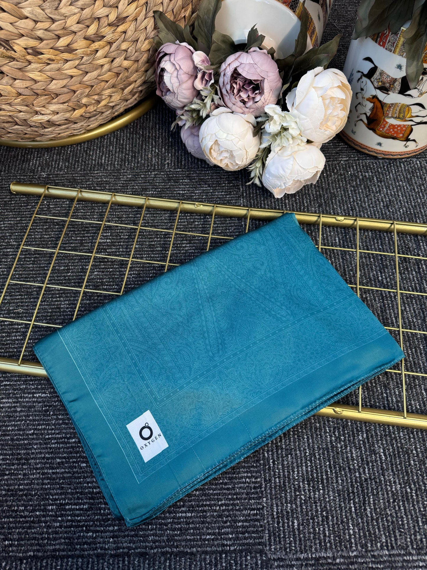 Nisyan Vual İpek Şal-901465-Zümrüt