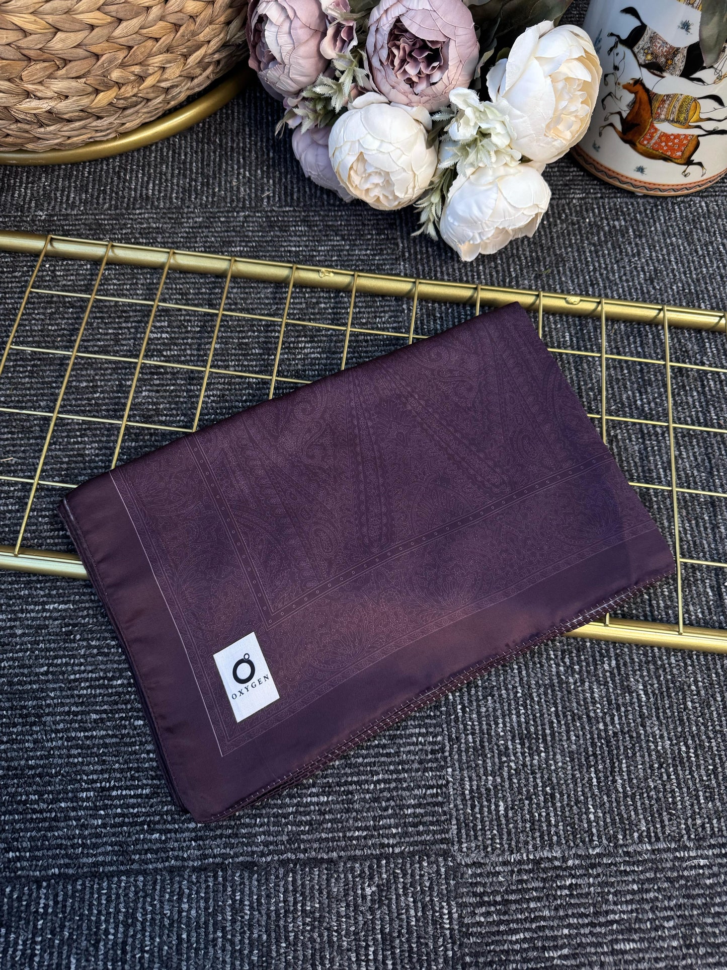 Nisyan Vual İpek Şal-901465-Acıkahve