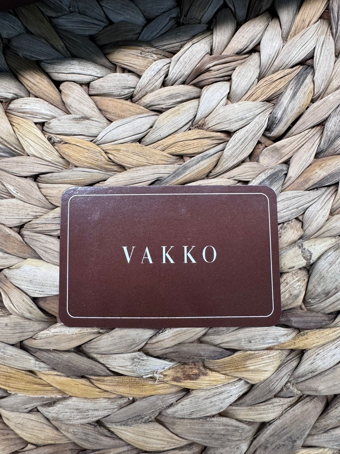 Vakko Logo Baskılı Kart