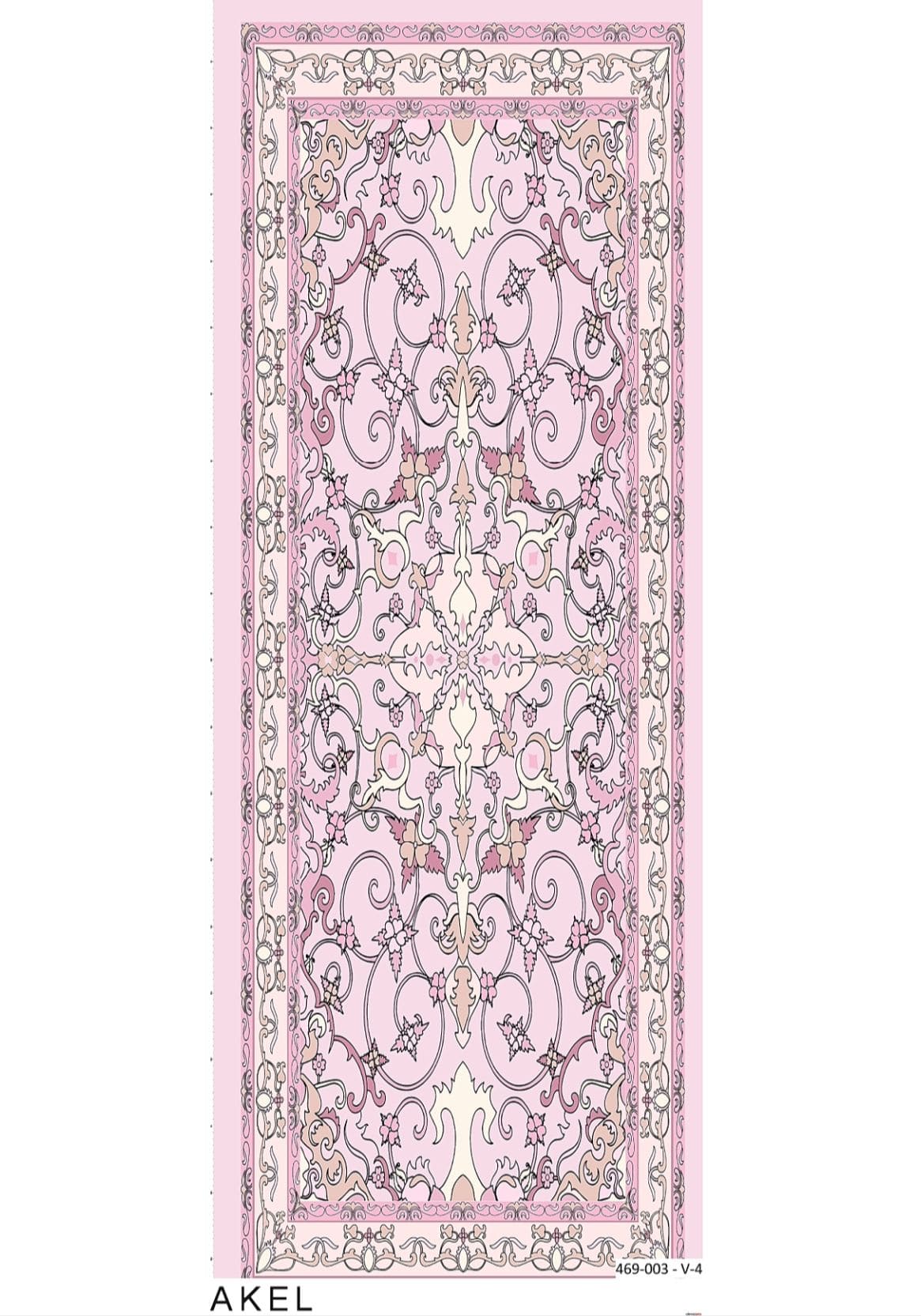 Zerefşan Şal Serisi- 469-003- V-4 - Pamuk Şekeri