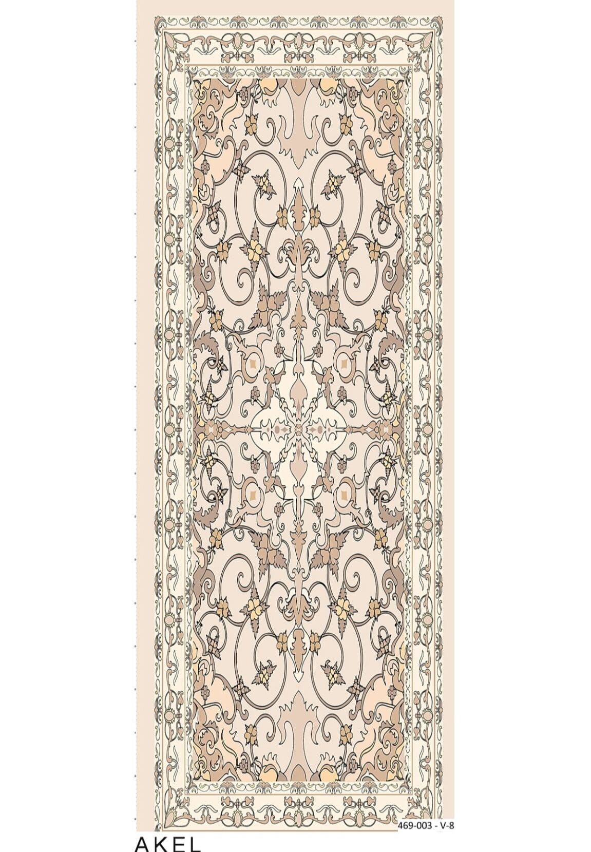 Zerefşan Şal Serisi- 469-003- V-8 - Karamel