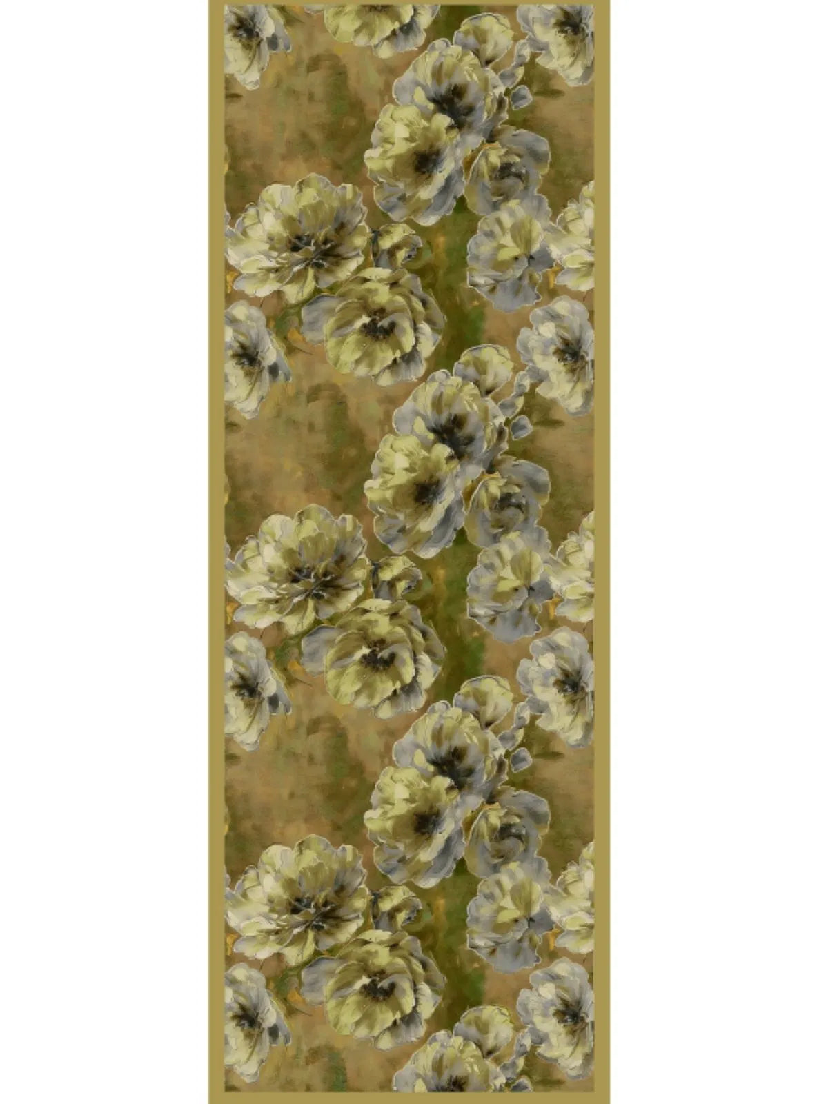 Zemheri Desen Şal 469-023 – V-9 – Yağ Yeşili