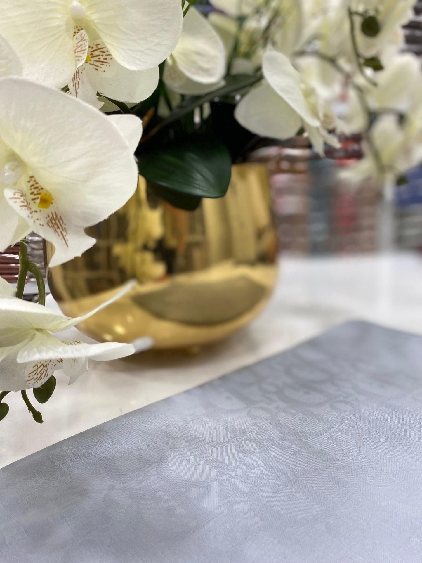 Dior Desen Pamuklu Şal - Gri
