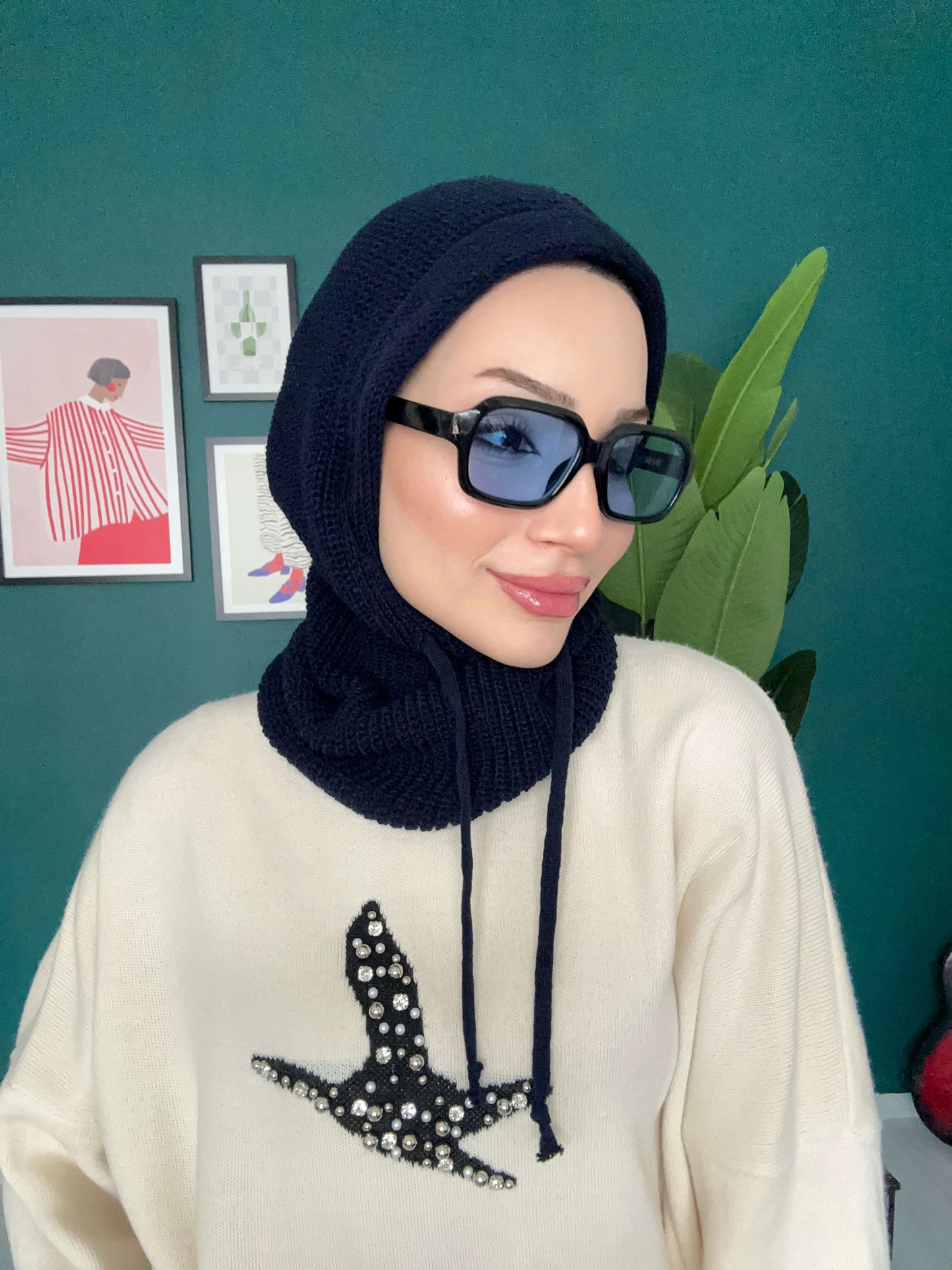 Triko Başlık Balaclava 25801 - Lacivert