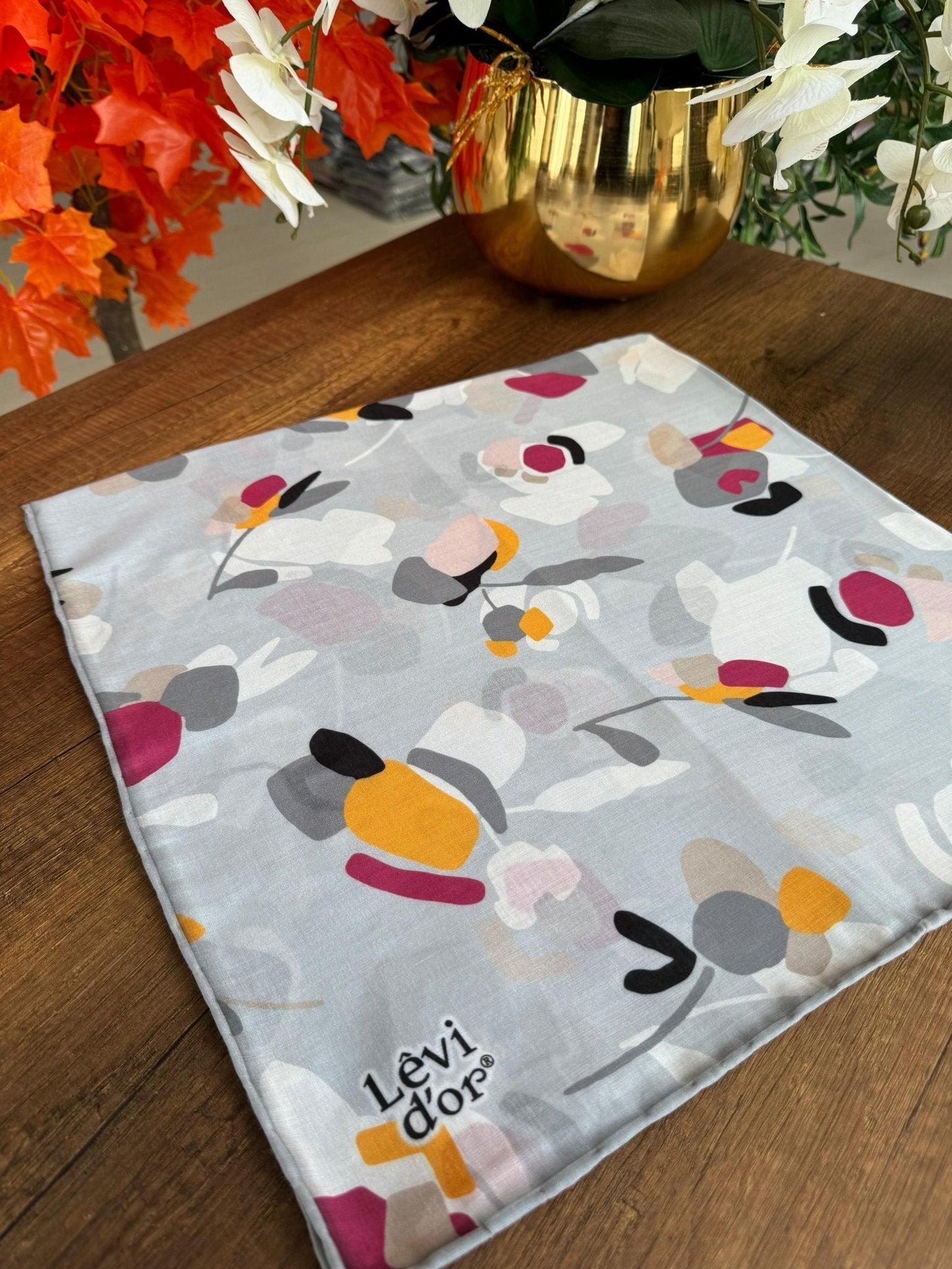 LEVİDOR Cotton Eşarp 16378 - Gümüş