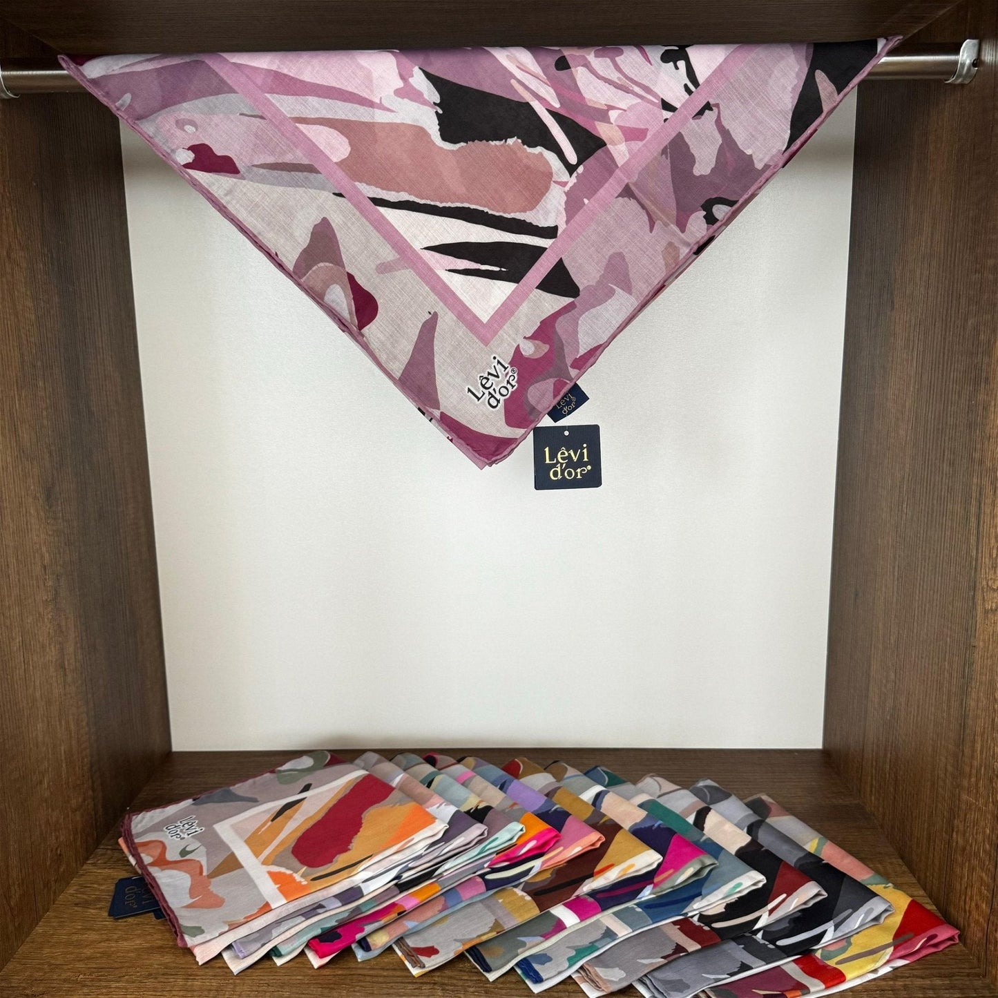 LEVİDOR Cotton Eşarp 16495 - Gül Kurusu