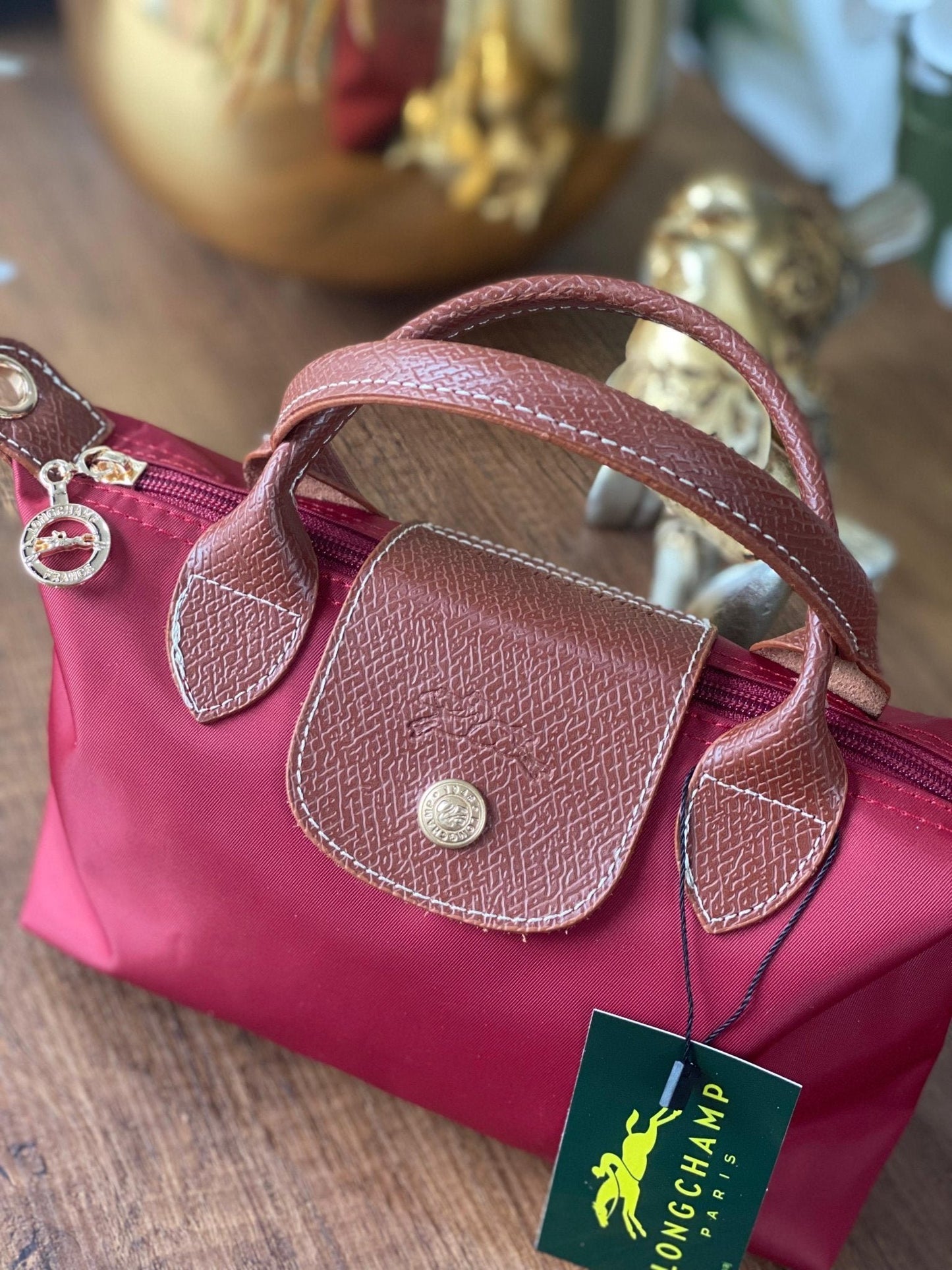 Longchamp Mini Çanta - Fuşya