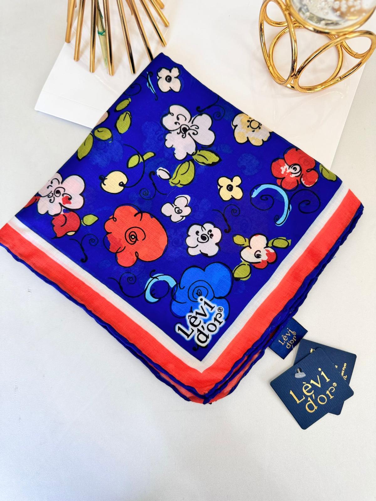 Levidor Cotton Eşarp 16402 - Turuncu/Saks