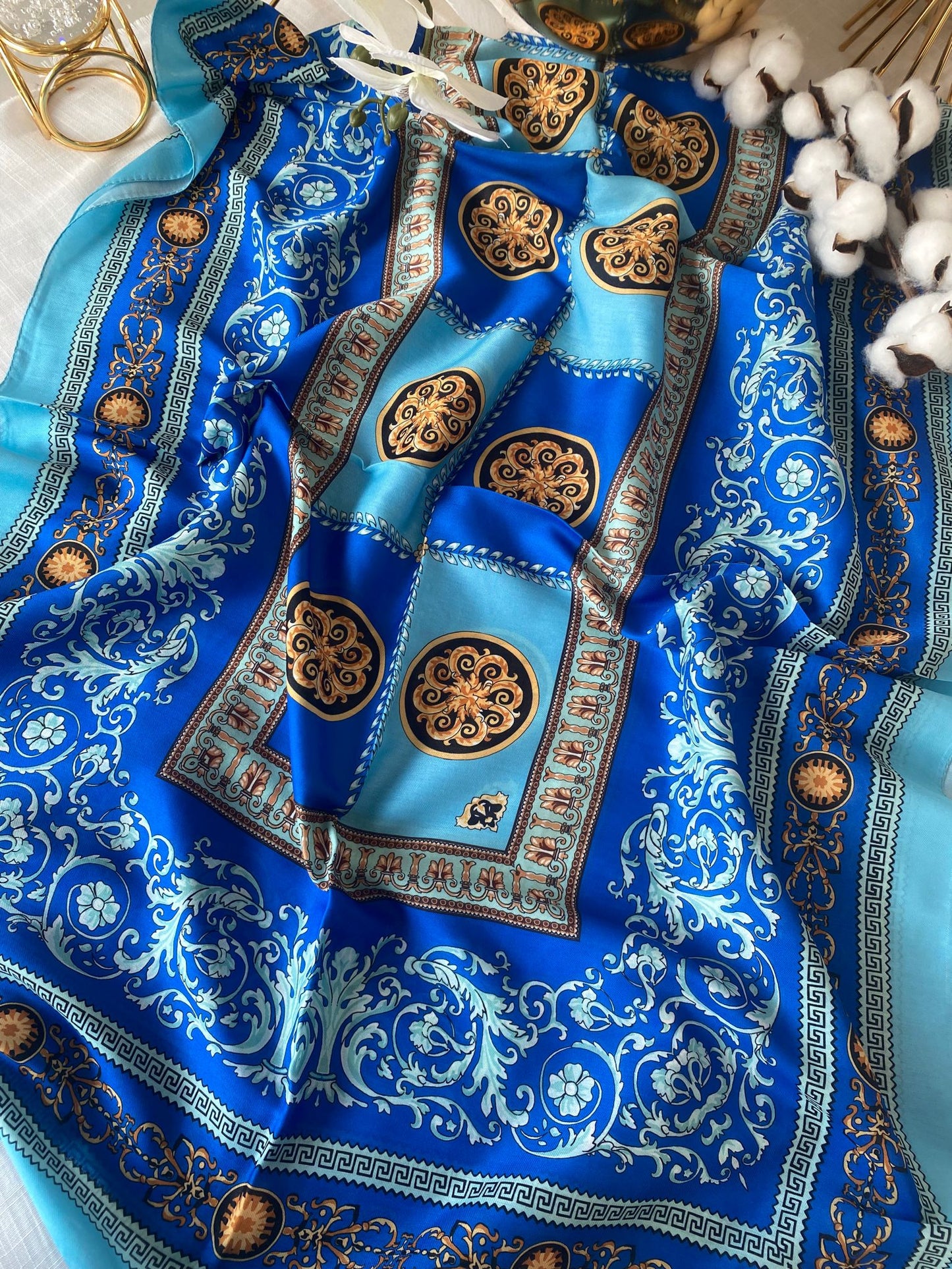 Versace Pamuk Soft Şal 61535 - Parlament