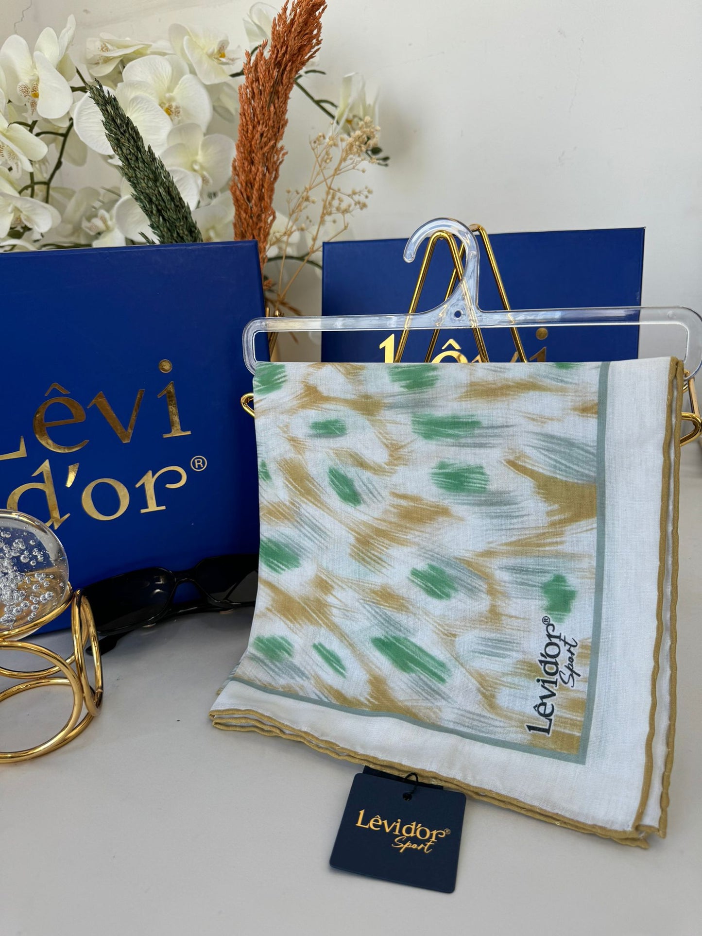 Levidor Pamuk Sport Eşarp 32216 - Yağ Yeşili