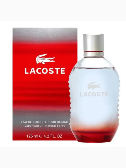 Lacoste Red EDT Pour Homme- Eau De Erkek Tester Parfüm 125 ML