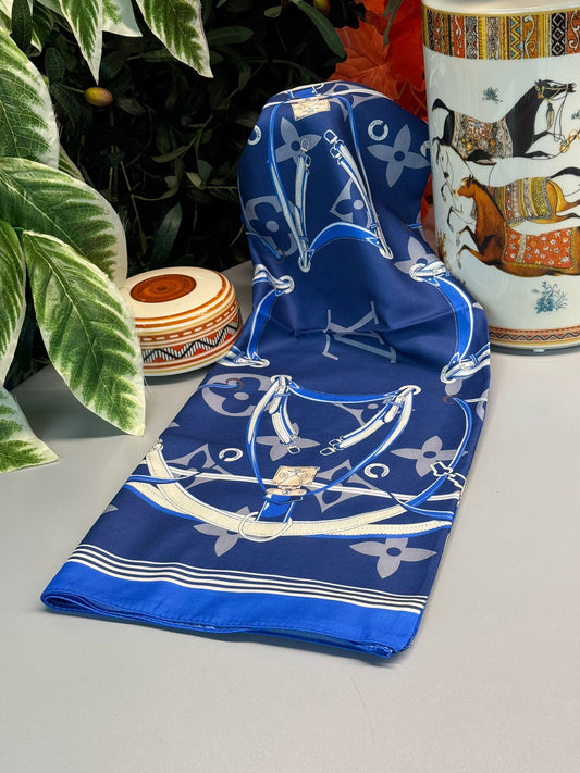 Lv Kemer Desen Pamuk Soft Şal 31230 - Saks