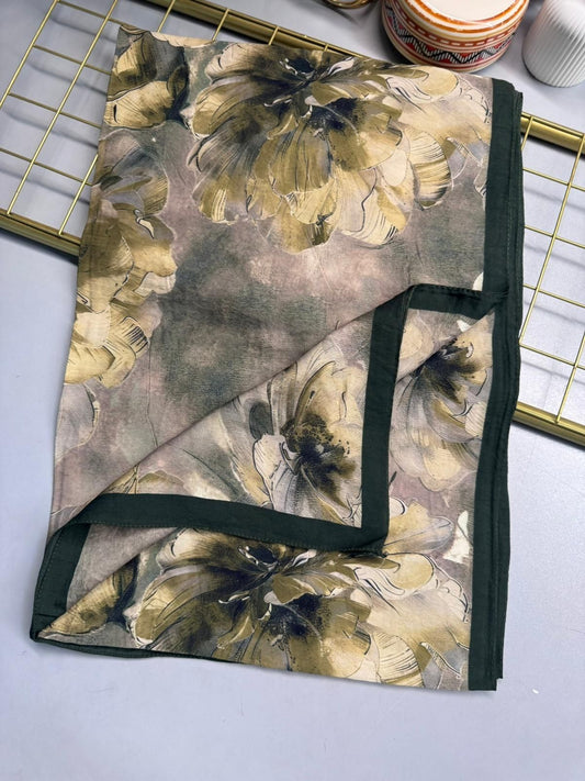 Zemheri Desen Şal 469-023 – V-11 – Koyu Yeşil