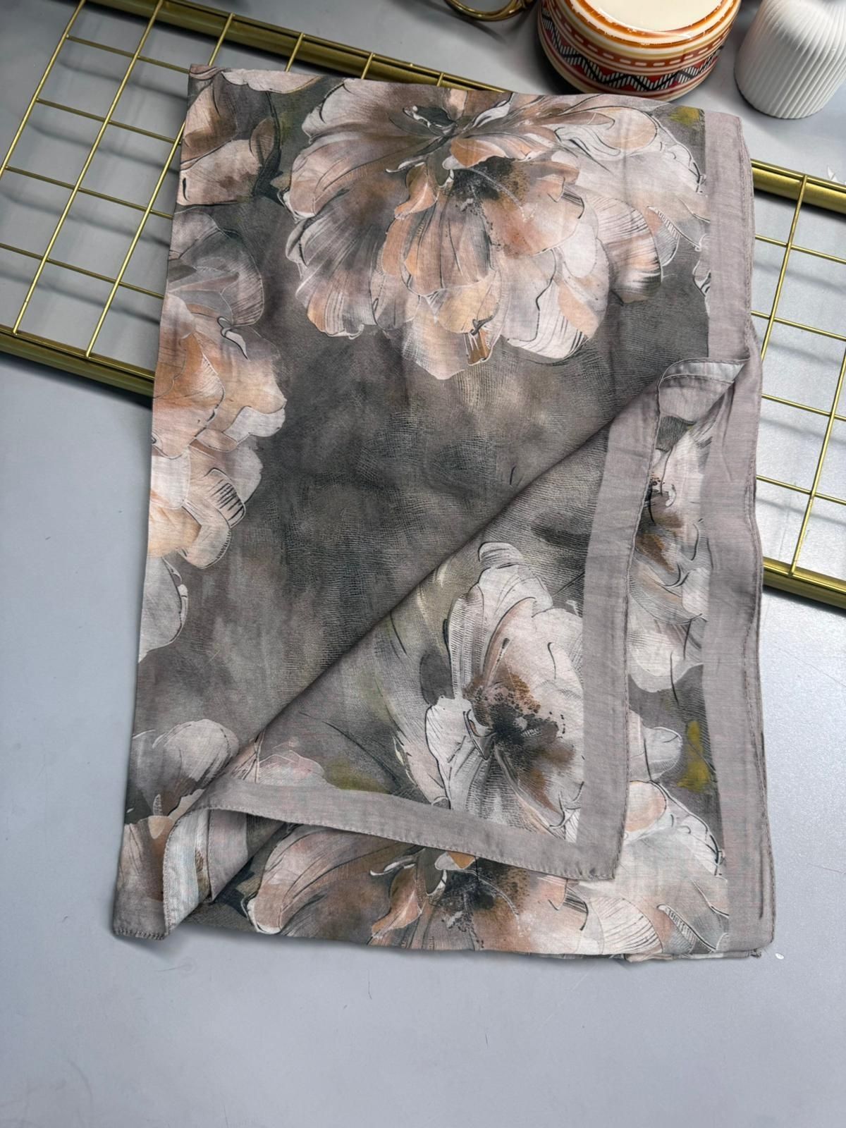 Zemheri Desen Şal 469-023 – V-4 – Dumanlı Gri