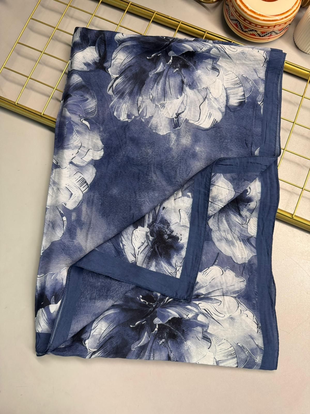 Zemheri Desen Şal 469-023 – V-17 – Gök Mavi