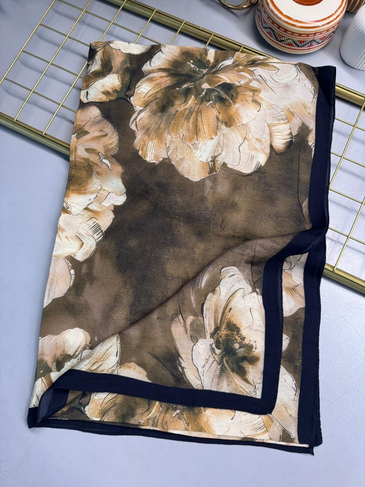 Zemheri Desen Şal 469-023 – V-13 – Kahve