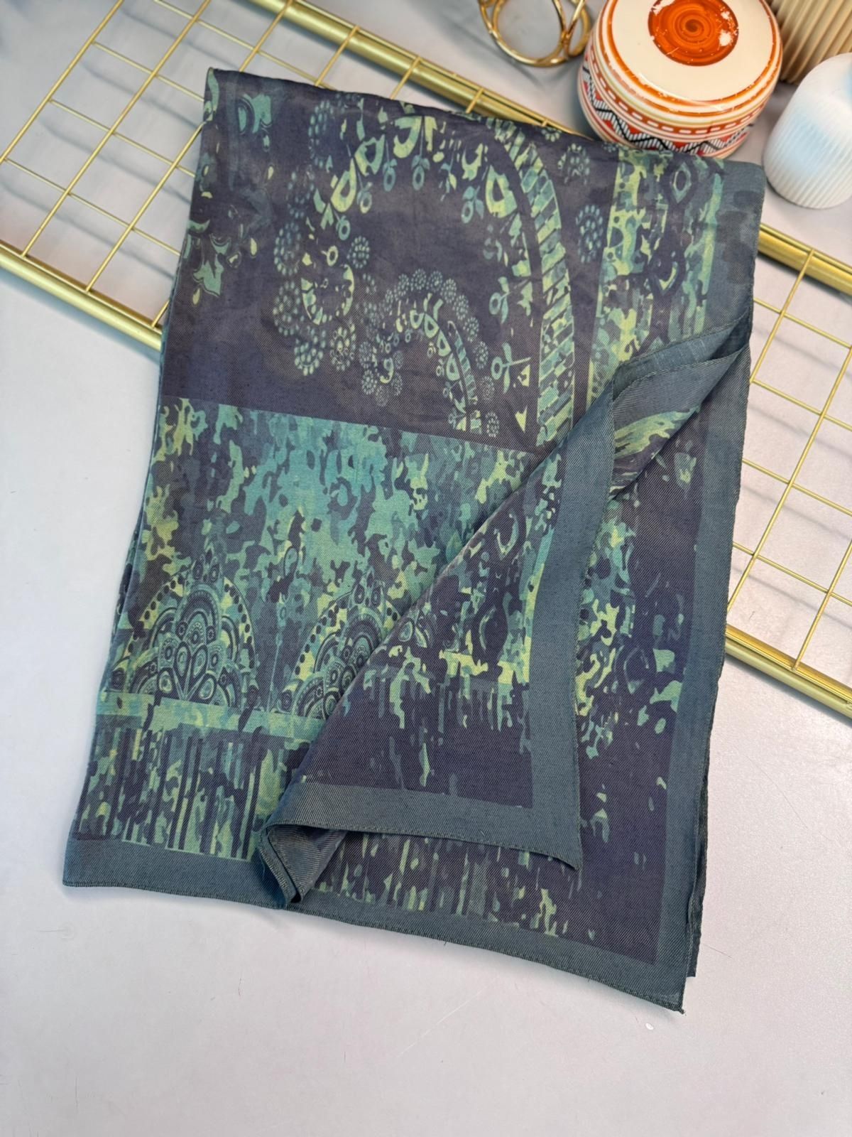 Derin Yansıma Desen Şal 469-017 – V-4 – Derin Yeşil