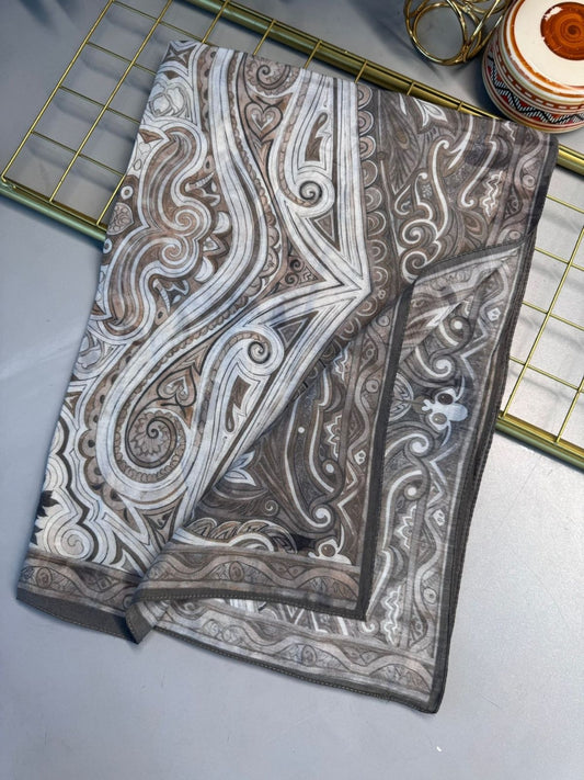 Mirşah Desen Şal 469-021 – V-2 – Küllü Gri