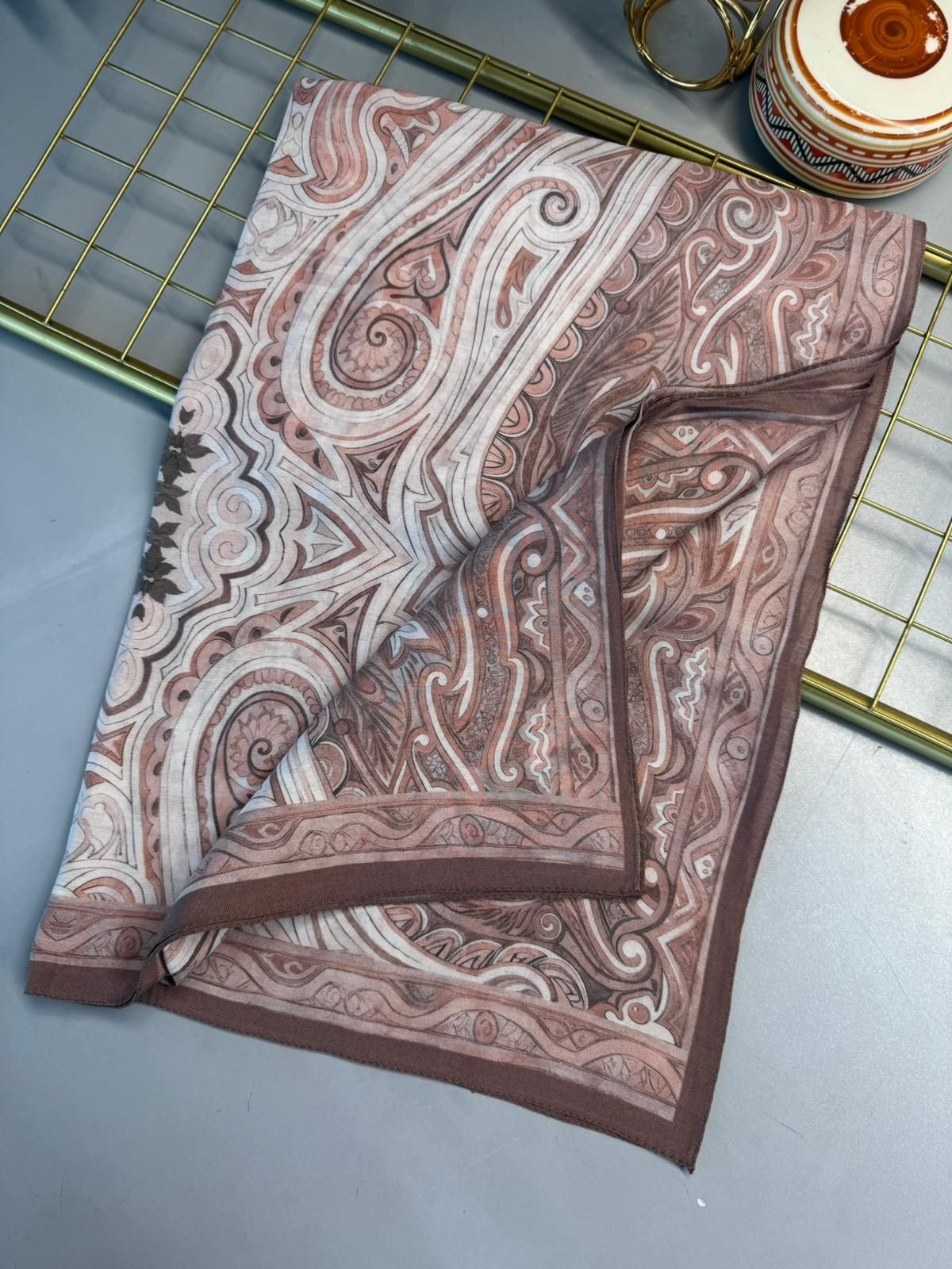 Mirşah Desen Şal 469-021 – V-14 – Gül Kurusu