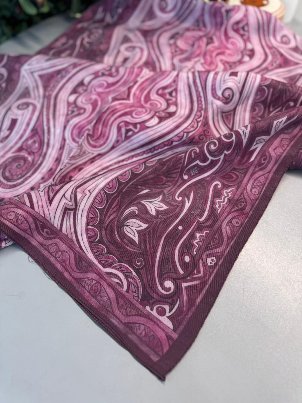 Mirşah Desen Şal 469-021 – V-15 – Mürdüm