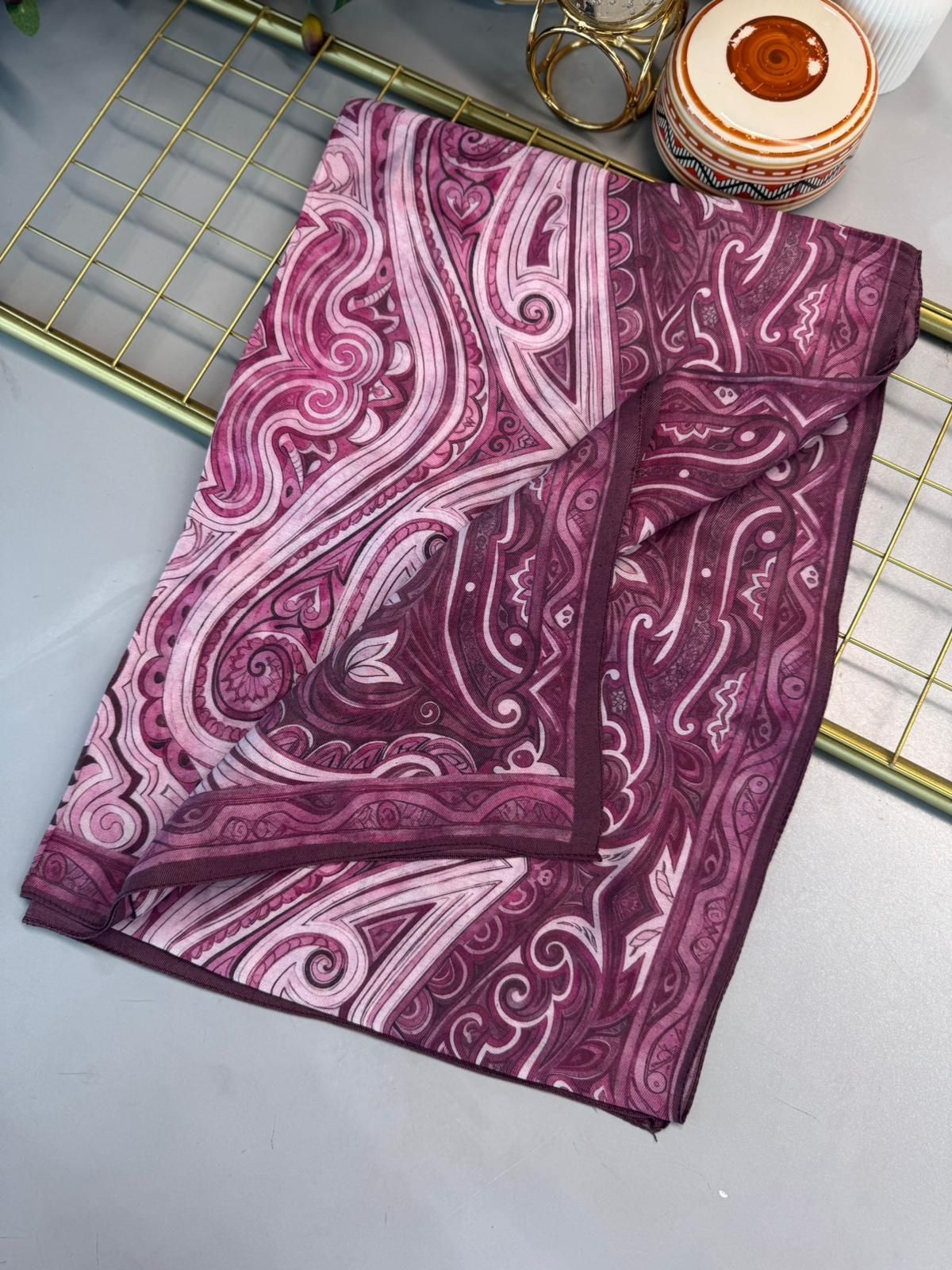 Mirşah Desen Şal 469-021 – V-15 – Mürdüm