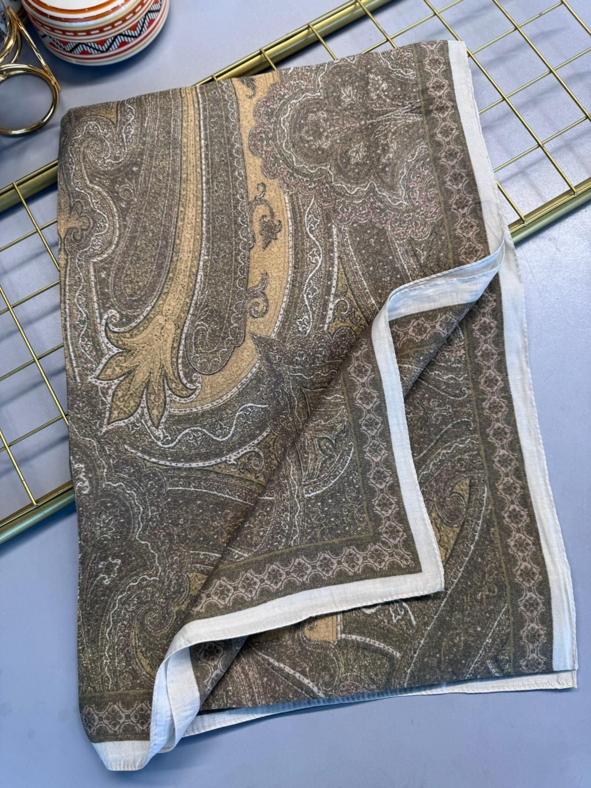 Rüya Tınısı Desen Şal 469-018 – V-14 – Açık gri