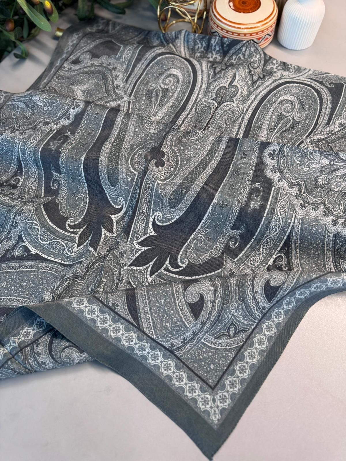 Rüya Tınısı Desen Şal 469-018 – V-17 – Buz Mavi