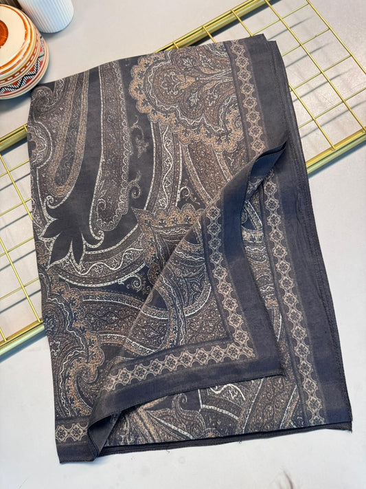 Rüya Tınısı Desen Şal 469-018 – V-6 – Bronz Siyah