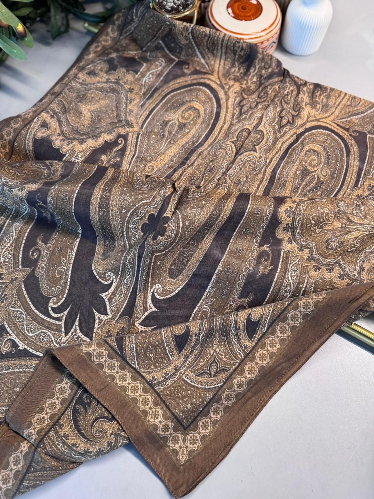 Rüya Tınısı Desen Şal 469-018 – V-8 – Ağaç Kabuğu