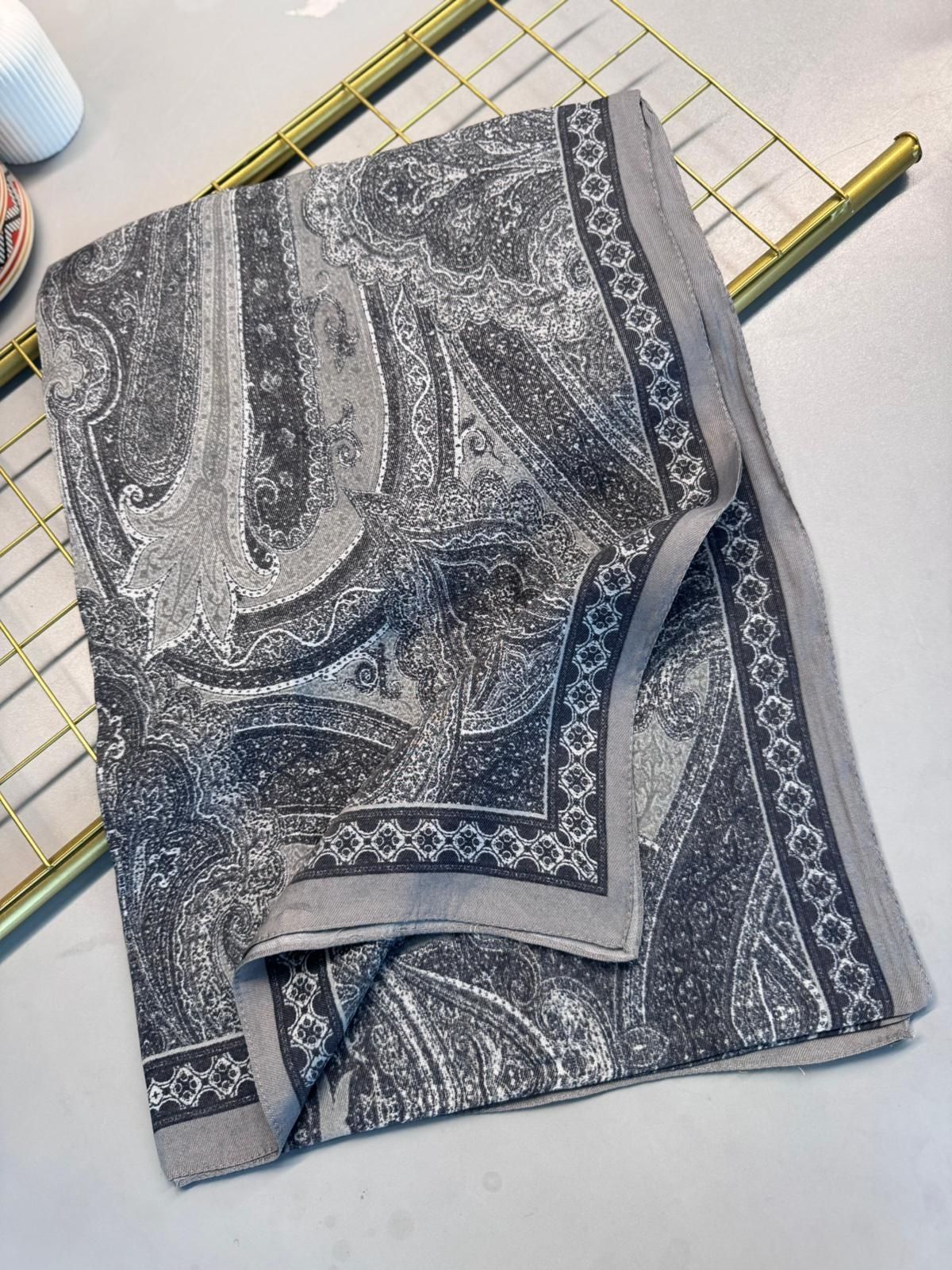 Rüya Tınısı Desen Şal 469-018- V-10 – Gri