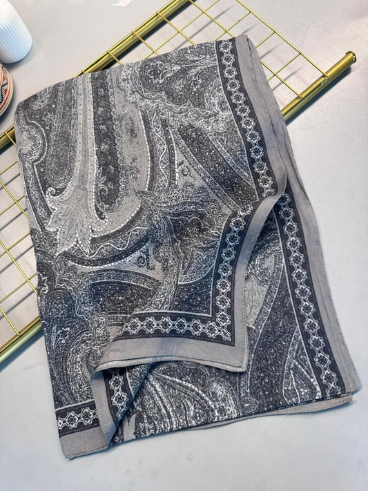 Rüya Tınısı Desen Şal 469-018- V-10 – Gri