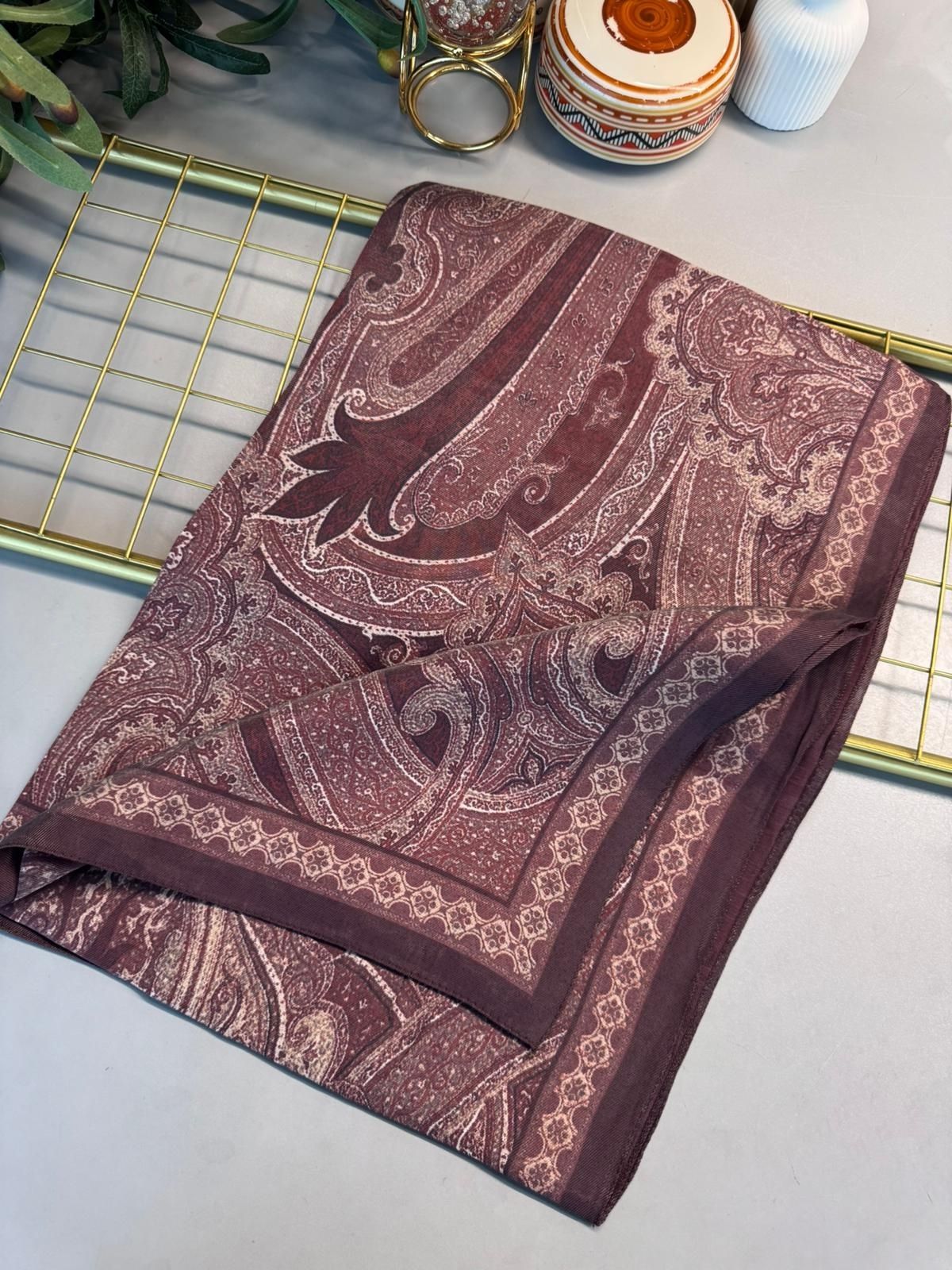 Rüya Tınısı Desen Şal 469-018 – V-2 – Bordo