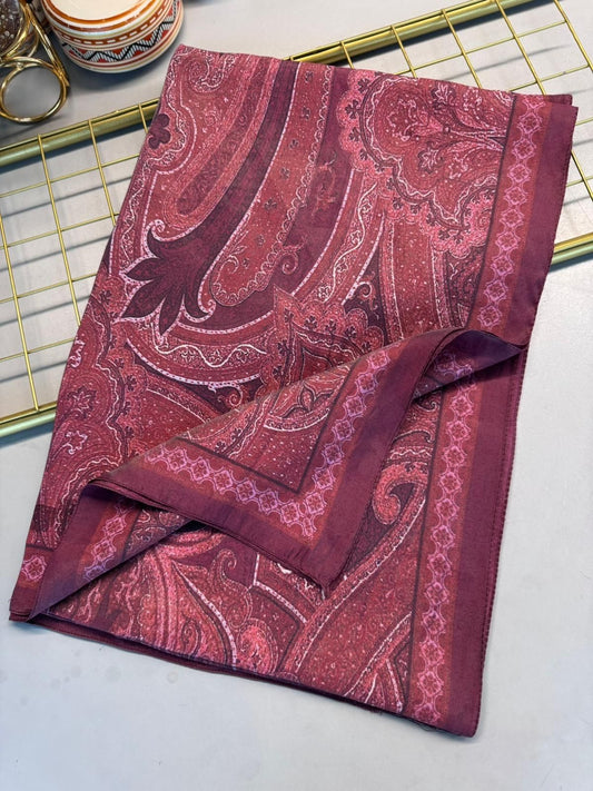 Rüya Tınısı Desen Şal 469-018 – V-19 – Mercan