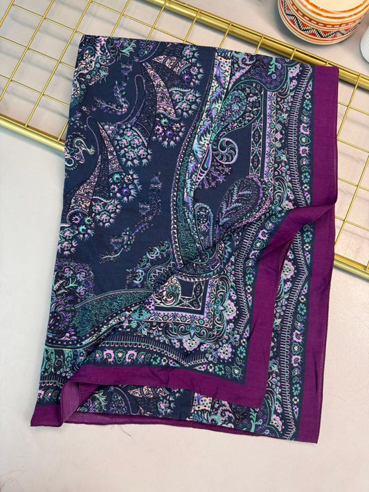 Ravza Desen Şal 469-019 – V-5 – Lavanta