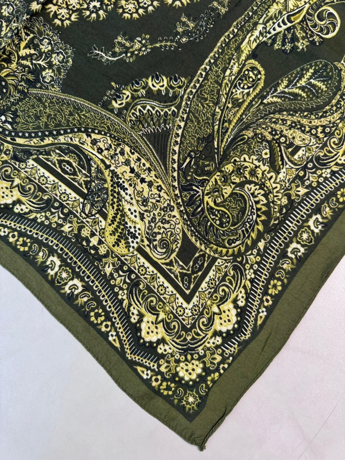 Ravza Desen Şal 469-019 – V-11 – Yağ Yeşili