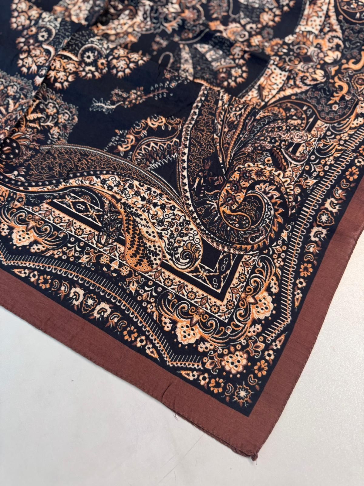 Ravza Desen Şal 469-019 – V-2 – Karamel