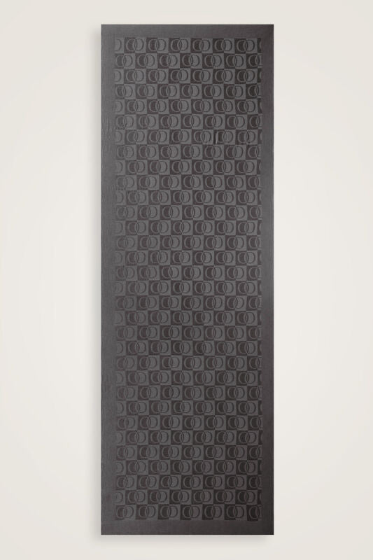 Dama Desen Antrasit Naia Pamuk Şal 70x200