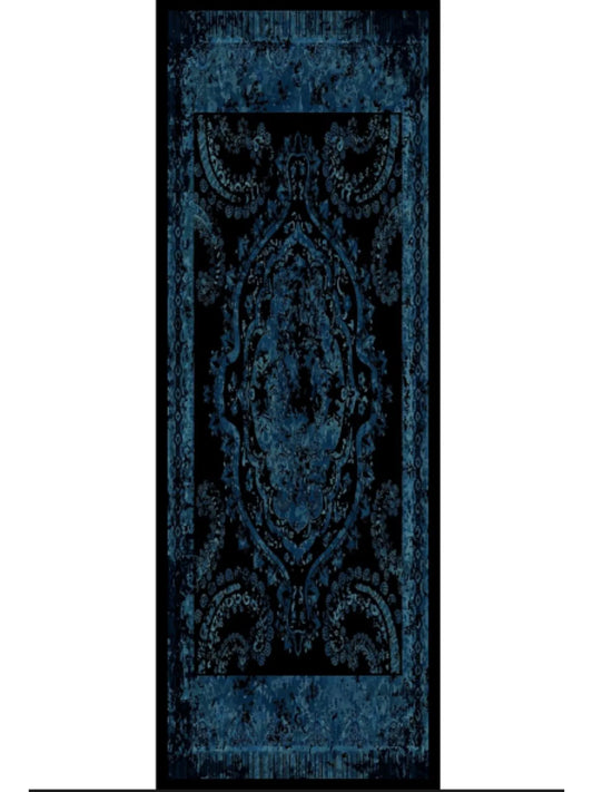 Derin Yansıma Desen Şal 469-017 – V-10 – Okyanus Mavi