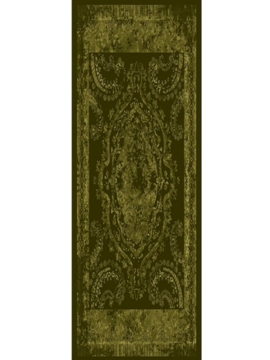 Derin Yansıma Desen Şal 469-017 – V-2 – Yağ Yeşili