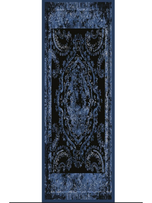 Derin Yansıma Desen Şal 469-017 – V-3 – Gök Mavi