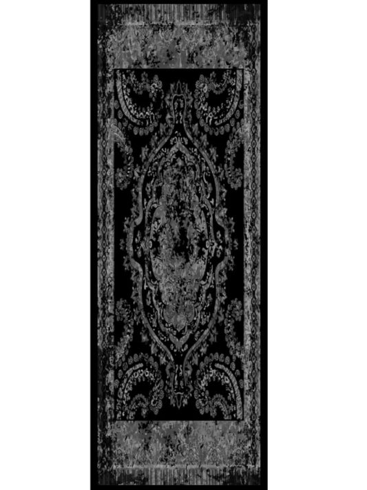 Derin Yansıma Desen Şal 469-017 – V-7 – Füme